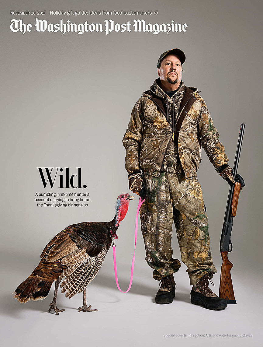 Turkey hunter | The Washington Post Magazine  | Miami Advertising photographer: Jeffery Salter lifestyle portrait